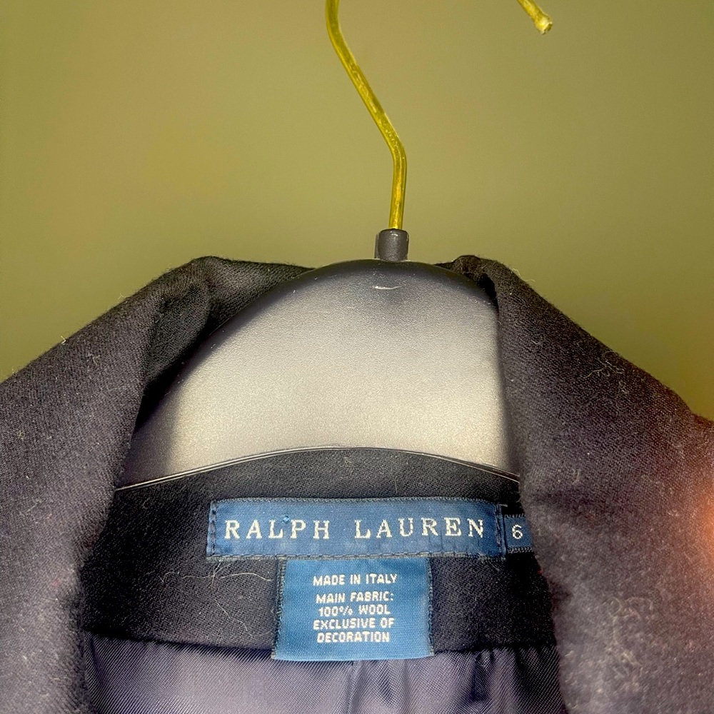 Ralph Lauren BLUE LABEL Blazer Size:6 Color:Navy Blue